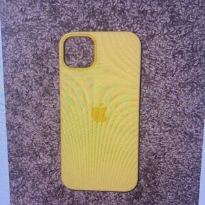 Apple Bright Yellow iPhone Case